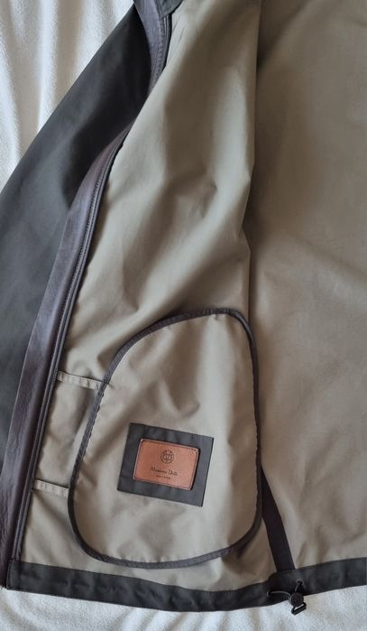 Jachetă scurtă subțire impermeabilă, bărbați,  Massimo Dutti,  XXL