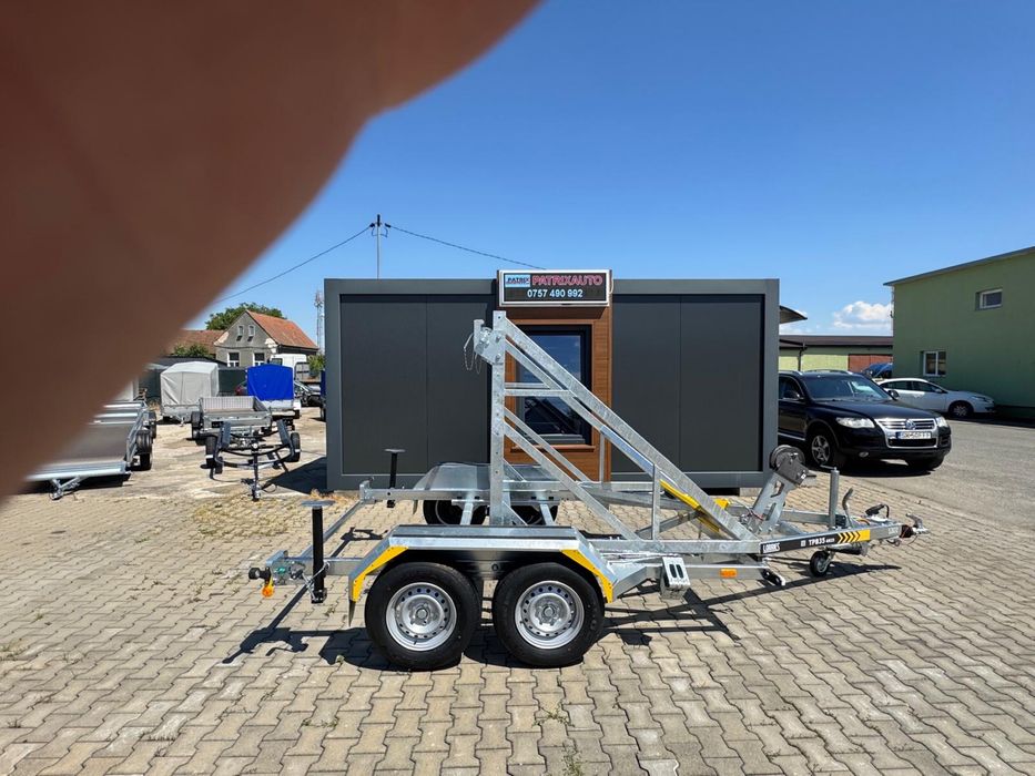 Remorca Lorries transport tambur cablu/teava 2 axe 3,5t  2025 noua