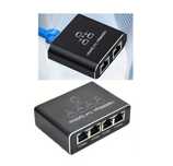 Ethernet коммутатор 1 к 2, 1 к 4. Высокая скорость 1000Mbps без потерь