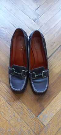 Pantofi damă piele vintage/retro