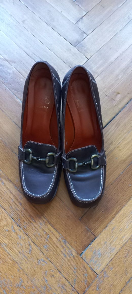 Pantofi damă piele vintage/retro