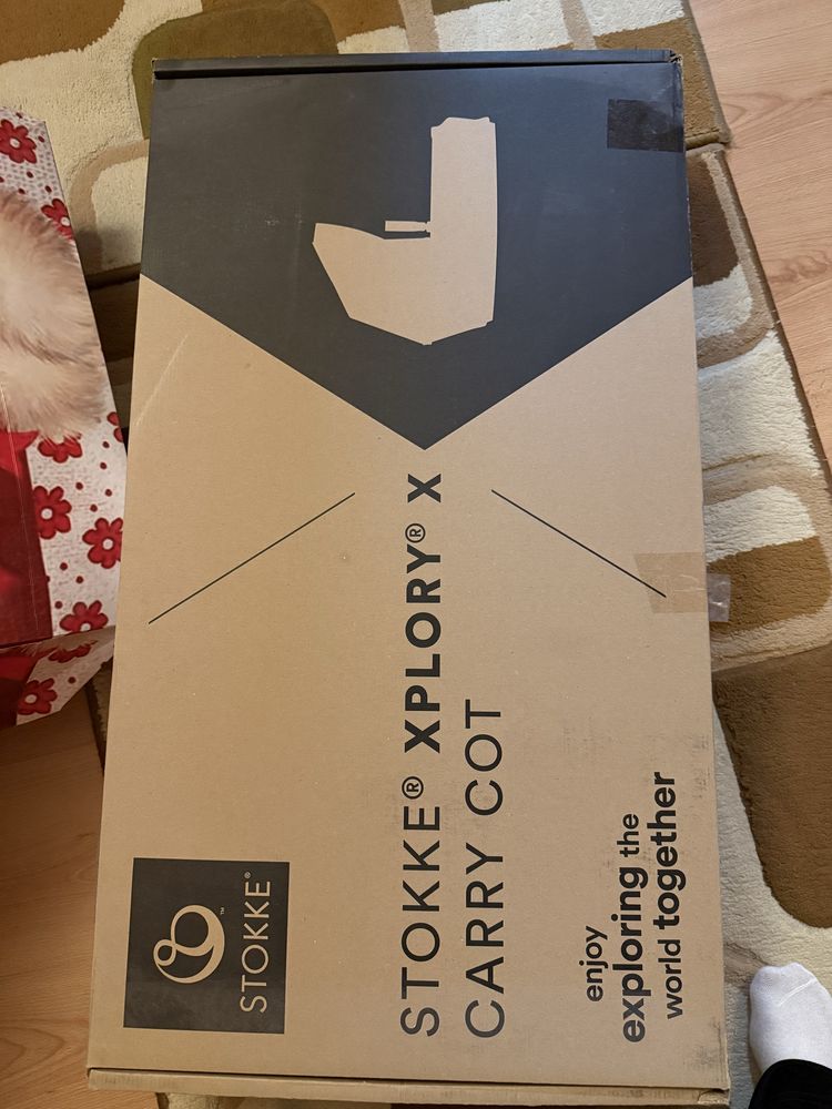 Stokke Xplory X + кош за новородено