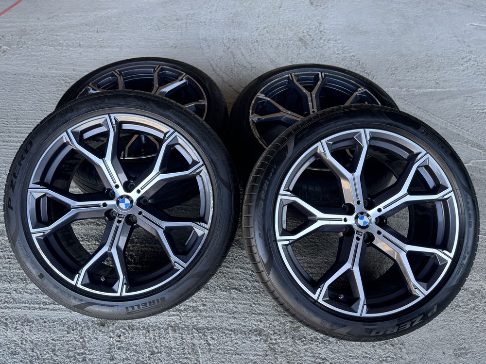 Jante Bmw X5 X6 R21 G05 G06 Originale M741 Pirelli Rft* de vara