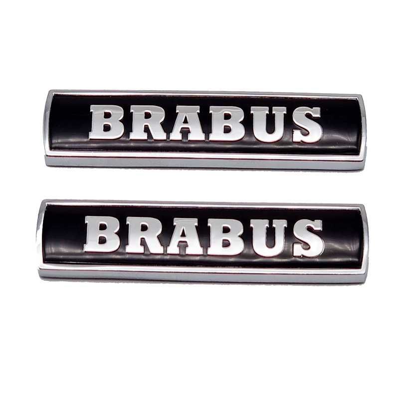 Set embleme Brabus pentru aripi Mercedes, Negru sau Gri