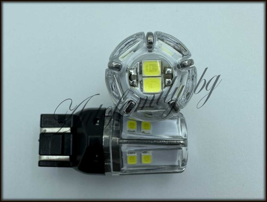 Крушки T20 w21w/5w T20 12V-32V 10W 7443 Vision 2 светлини 12led
