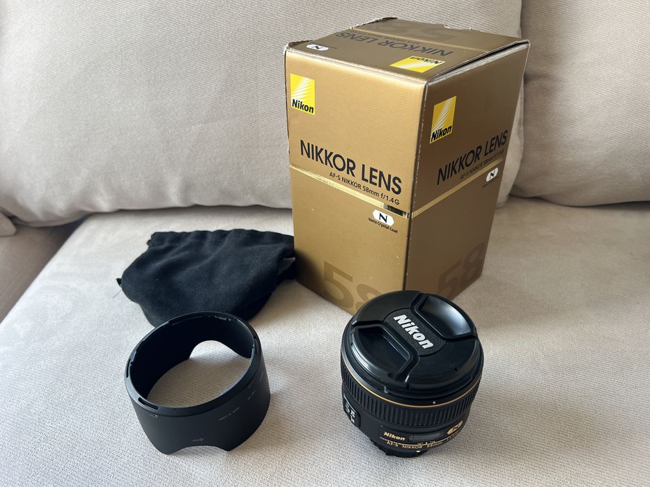 AF-S NIKKOR 58mm f/1.4G обектив DSLR Nikon FX