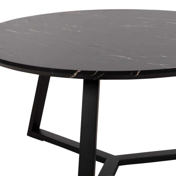 Масичка за кафе HM9586, MDF плот, Метална основа, Два цвята