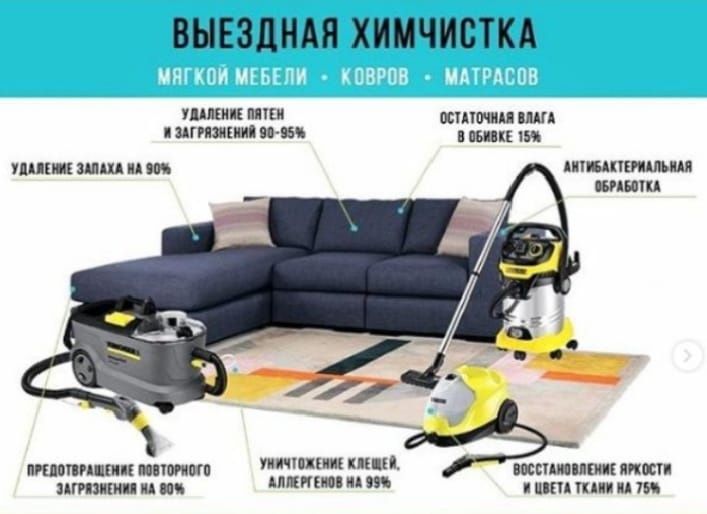 Уборка квартир, домов, химчистка, клининг