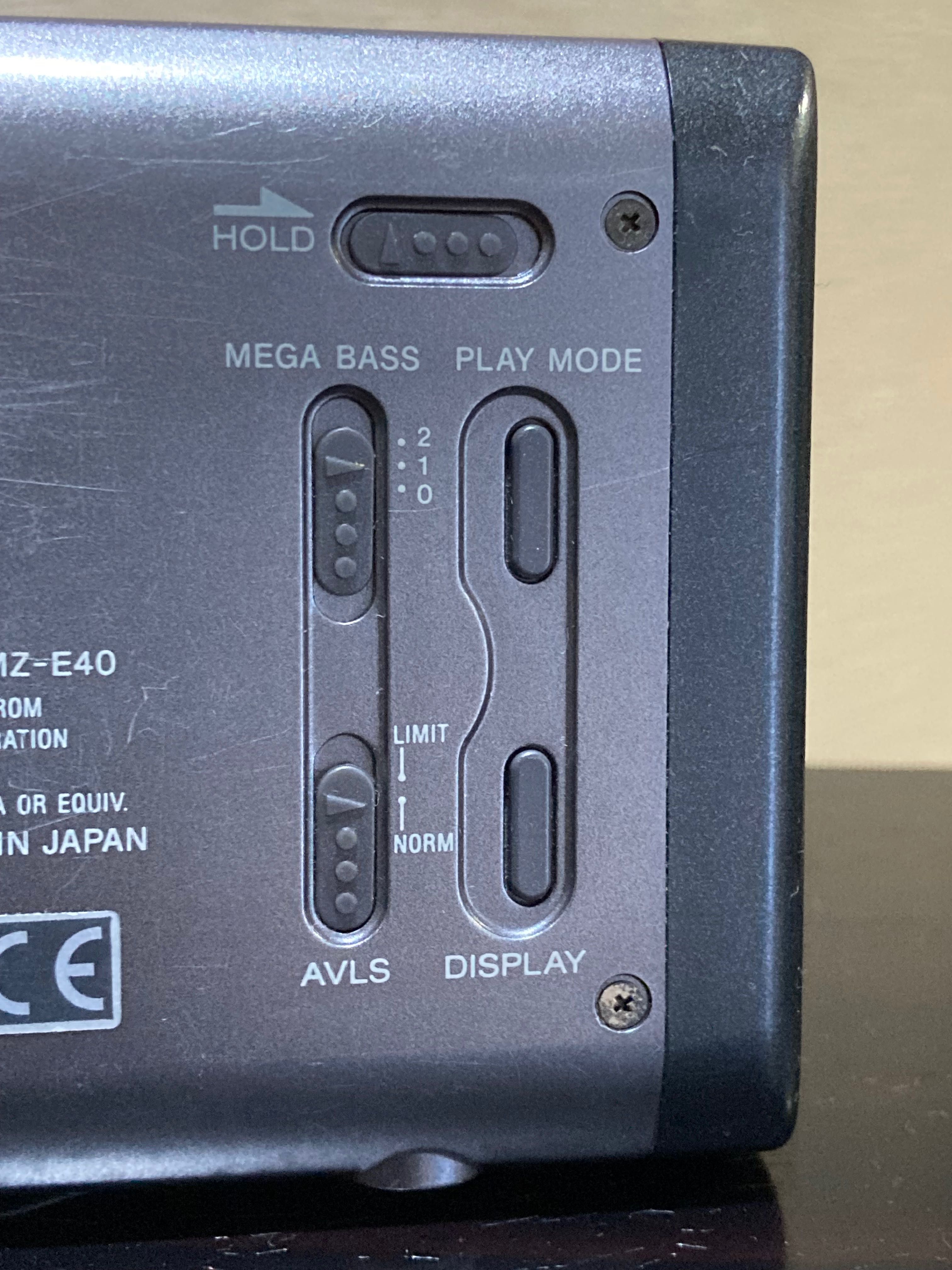 SONY MZ-E40 minidisc  WALKMAN MD Vintage