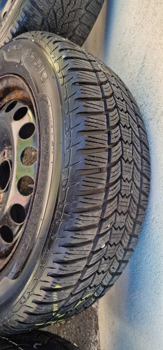 Set 4 Jante GM Opel Cu Cauciucuri de Iarna R16 5x115 Astra J Ampera