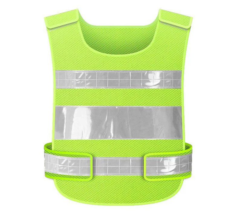 Утолщённая рыболовная сетка с отражающим
жилетом