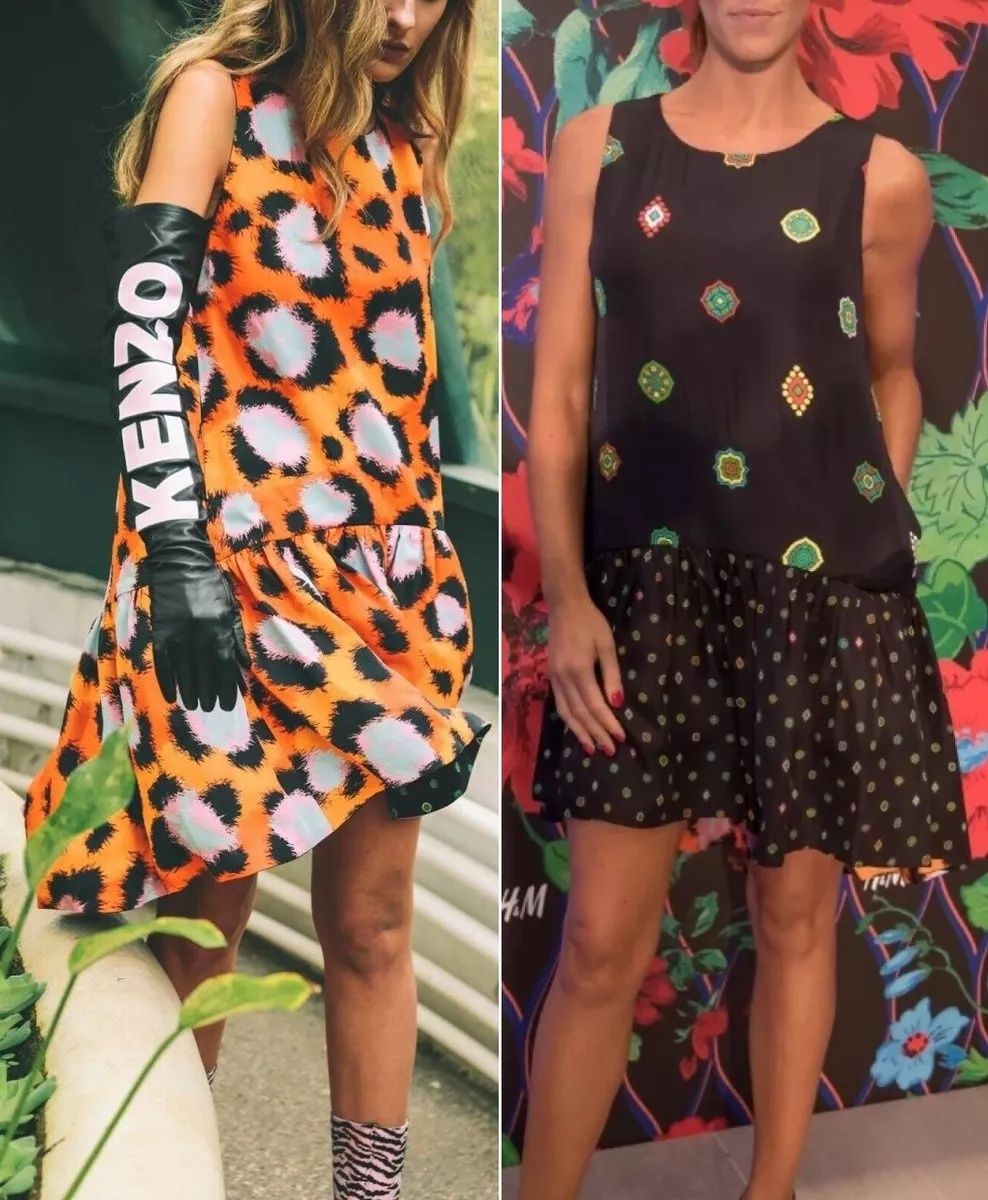 Kenzo H&M двулицева рокля
