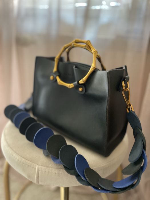 Черна Чанта Laura Ashley Tisbury Black Bag