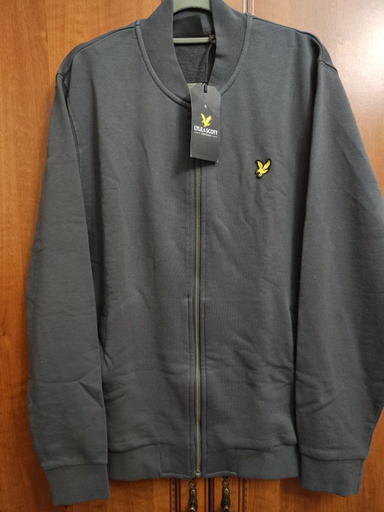 Lyle & Scott loopback jersey bomber