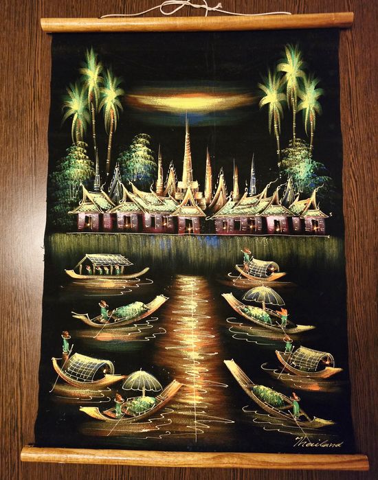 Suvenir Thailanda, Tablou/Poster Pictat 65x45cm