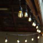 Ghirlanda luminoasa exterior 10m + 3m cablu 20 becuri E27, waterproof