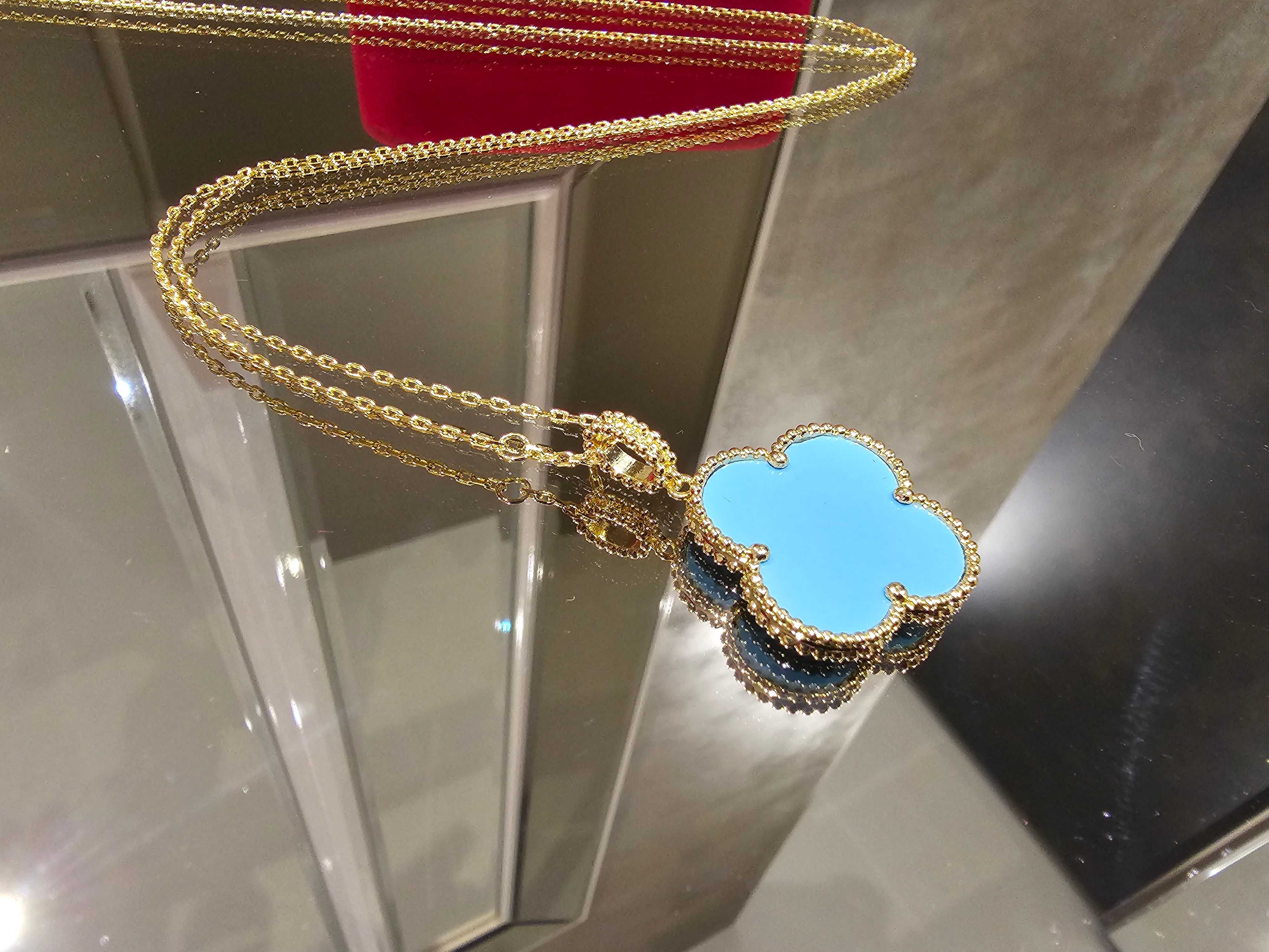 Van Cleef & Arpels VCA Turquoise Long Magic Alhambra Дамско Колие