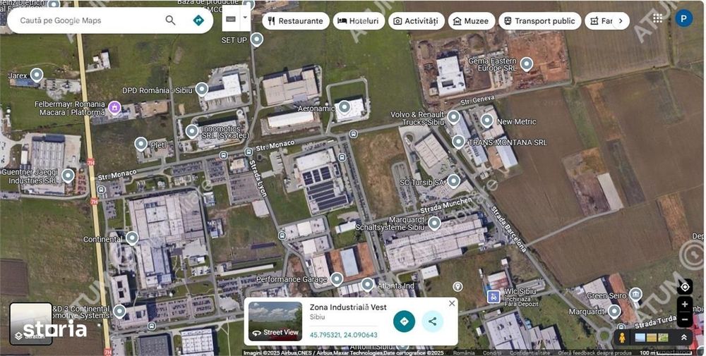 Teren intravilat de 9000 mp cu PUZ situat in zona Industriala Vest