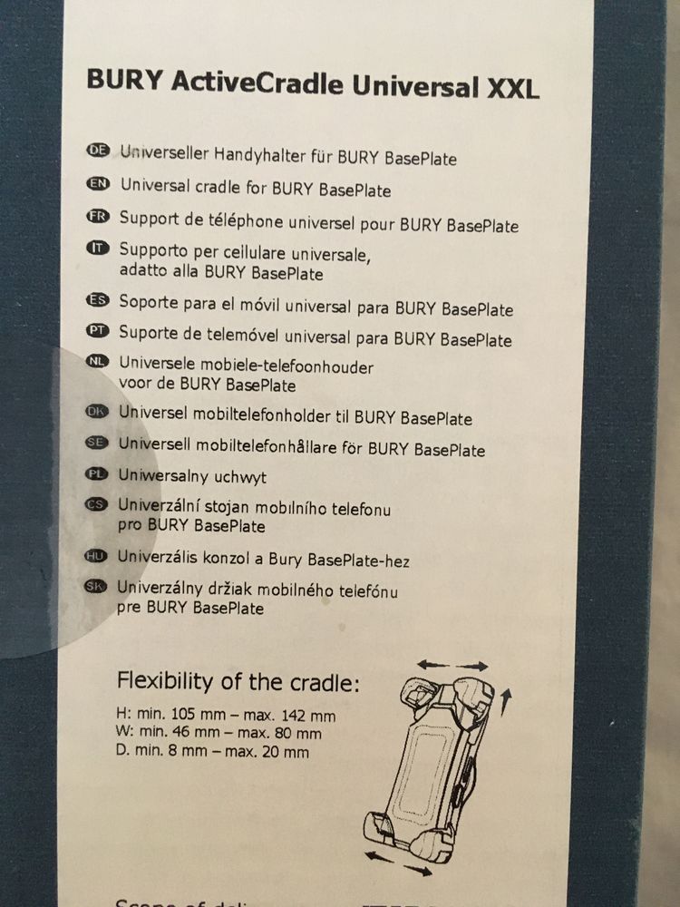 Bury ActiveCradle universal XXL Ford