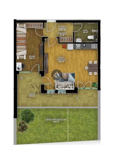 Продава се Двустаен апартамент в Пловдив, Кършияка - 140 кв.м за 822 €/кв.м - Снимка #2