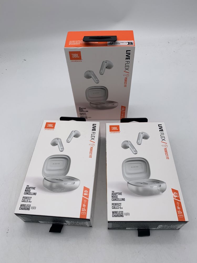 JBL Live Flex, Noise Cancelling, OCAZIE sigilate, transport inclus