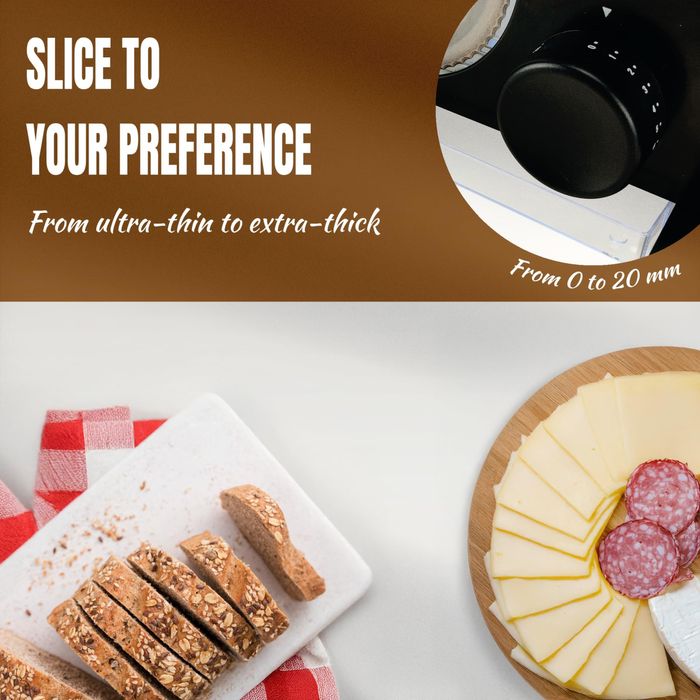 Feliator de pâine Bestron cu lamă din oțel inoxidabil RSG,