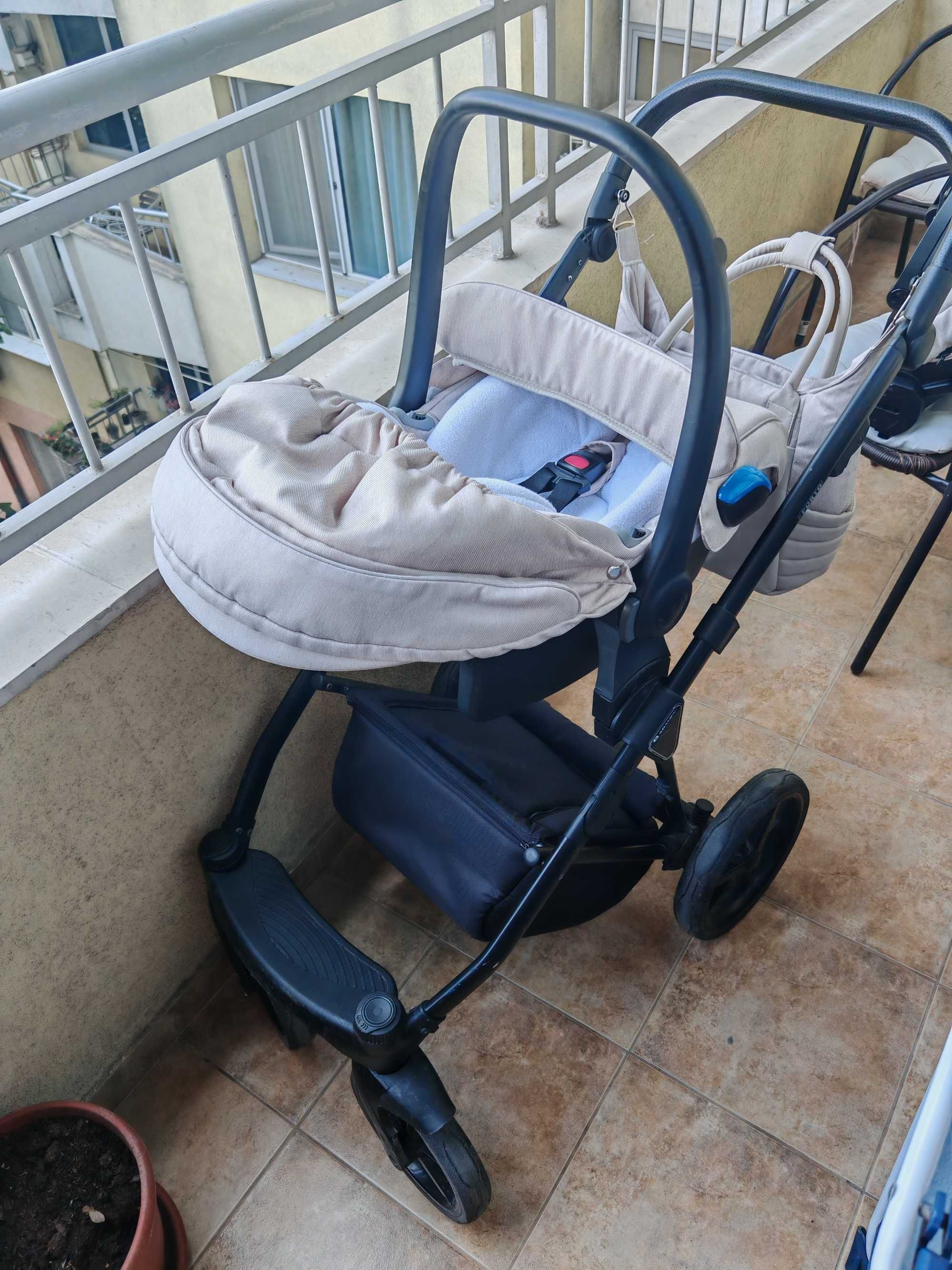 Бебешка количка 3 в 1 Adamex Porto