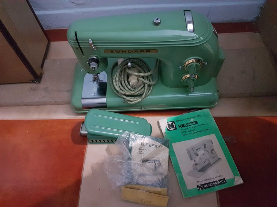 Masini de cusut electrice, modele vechi, Singer, Zundapp, Brillant