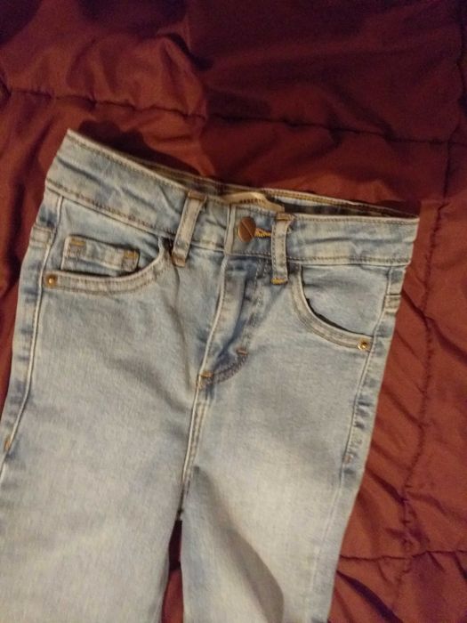 Blugi slim fetite 122 Rezerved albastru nou fara eticheta