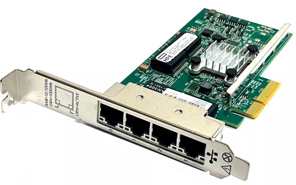 Сетевые карты HP Ethernet 1GB 4-port 331T Adapter