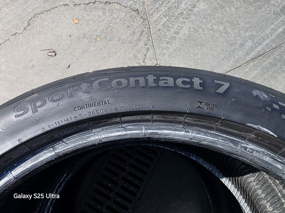 Продавам летни гуми 265/35R18 Continental Континентал SportContact 7
