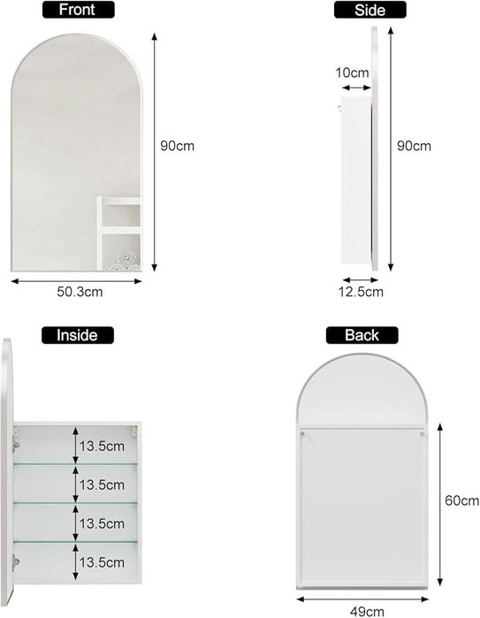 Голямо огледало  с шкаф за баня и др.