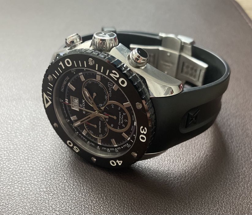 Edox Class 1 Chronograph, Big-date, 46mm