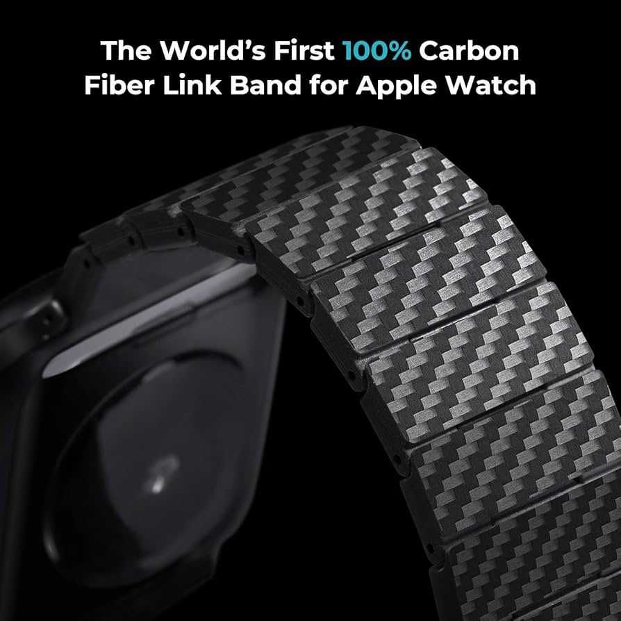 Ремешок Pitaka Apple Watch — арамид и карбон 42/44/45/49 мм. Доставка