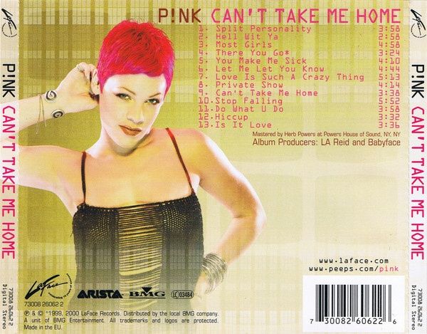 CD original sigilat P!NK ‎– Can't Take Me Home
