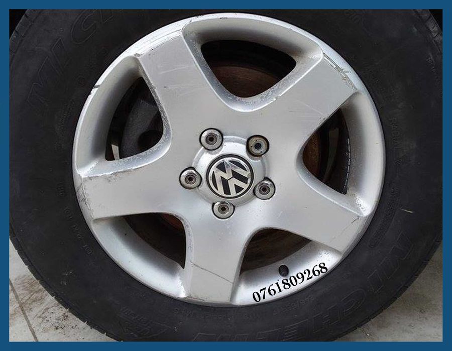 Set 4 capace 70mm 7L6601149B jante aliaj VW Touareg Transporter