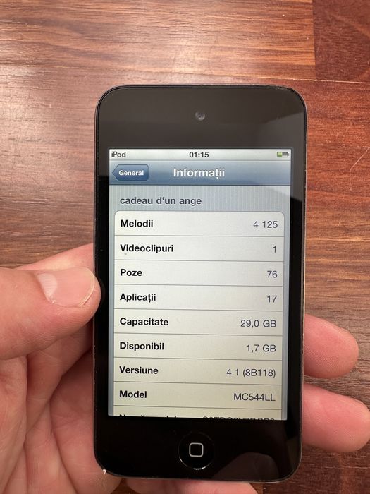 Ipod Touch 32 gb gen 4 A1367