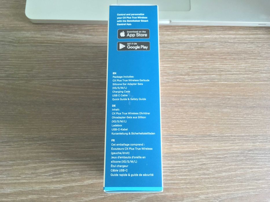casti wireless Sennheiser CX Plus, noi sigilate, garantie 2 ani