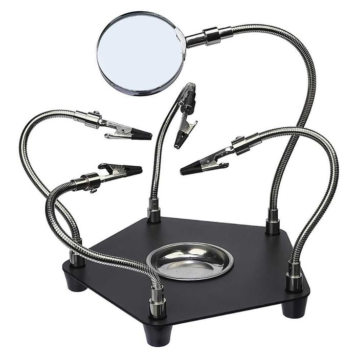 Държач за платки TE-806 със скоби на гъвкави крачета