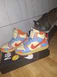 Nike Dunk High 1985 "Orange Acid Wash"