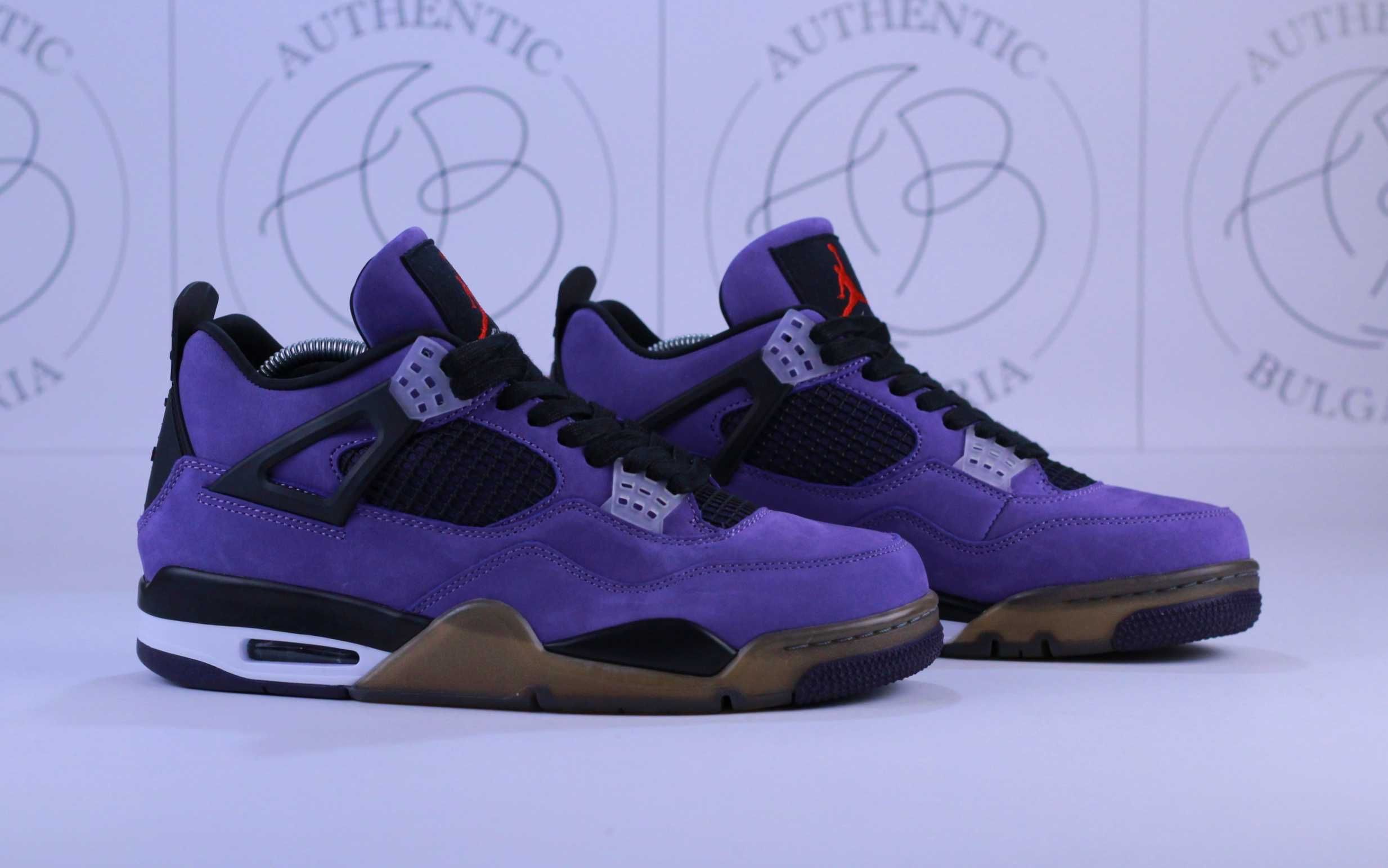 Nike Air Jordan 4 Travis Scott Family and Friends Мъжки Дамски Обувки