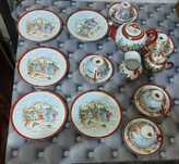 Serviciu vintage de portelan japonez