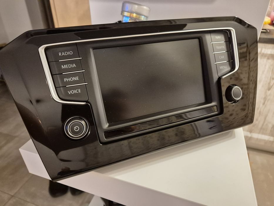 Display MIB 2 6.5 inch + rama originala Piano black, impecabila