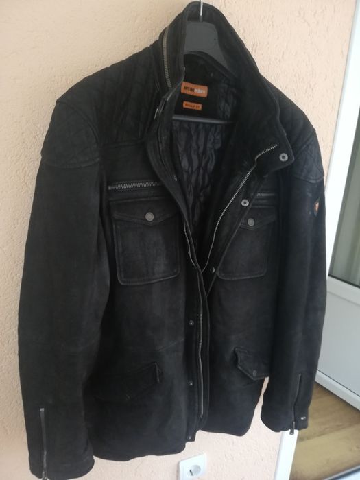Geaca piele bărbati Emilio Adani mărimea xl