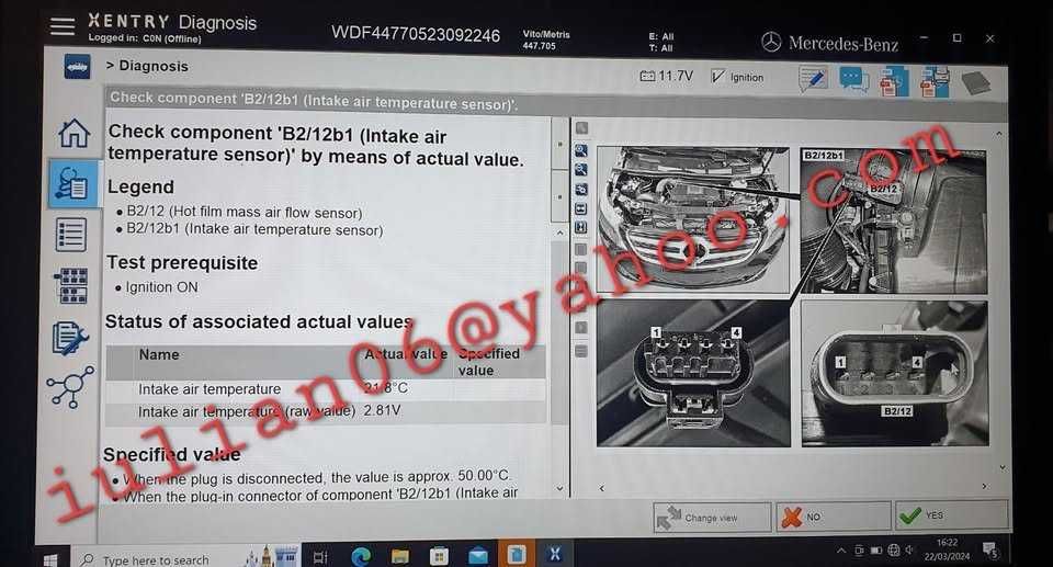 Laptop diagnoza auto Xentry star+ Odis vag+ Ista