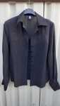 Bluza eleganta neagra cu maneci din voal