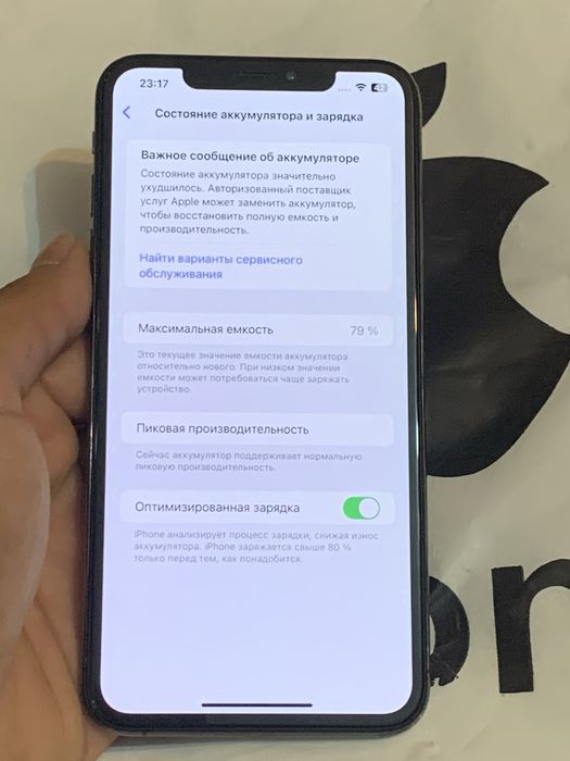 Iphone xs max 256