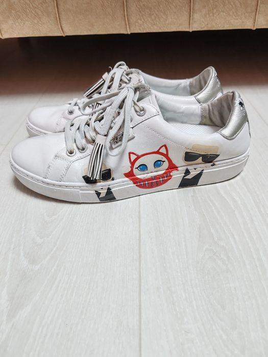 Sneakers Karl Lagerfeld piele naturala