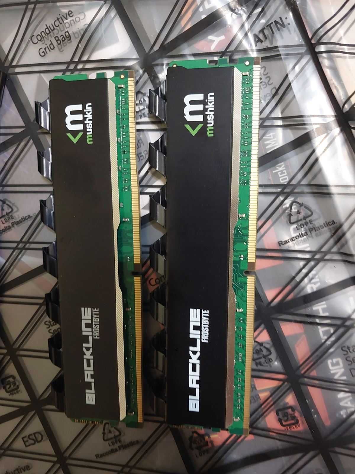 32GB DDR4 2400Mhz - Mushkin Blackline Frostbyte, Crucial