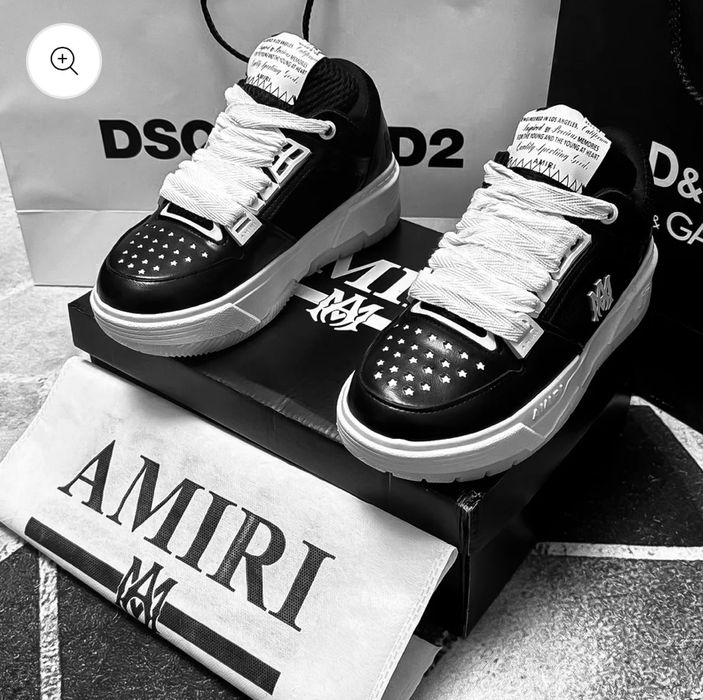 Amiri ma 1 black and white